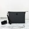 GG792084BQK-057　グッチ GUCCI 2024年最新入荷 インターロッキングG付き GG ラージ クロスボディバッグ メンズ クラッチバッグ 2way ショルダーバッグ