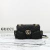 GG795228PBK-057　グッチ GUCCI 2024年最新入荷 GGマーモント チェーンポーチ ショルダーバッグ レディース レザー