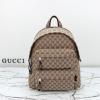 GG800265BXK-057　グッチ GUCCI 2024年最新入荷 GUCCI ロゴ ミディアム バックパック メンズ リュックサック キャンパス