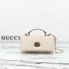 GG806017ZBS-057　グッチ GUCCI 2024年最新入荷 GGミラノ ミニ トップハンドルバッグ トートバッグ 2way チェーン ショルダーバッグ レディース レザー