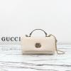 GG806017PBS-057　グッチ GUCCI 2024年最新入荷 GGミラノ ミニ トップハンドルバッグ トートバッグ 2way チェーン ショルダーバッグ レディース レザー