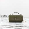 GG806017PGL-057　グッチ GUCCI 2024年最新入荷 GGミラノ ミニ トップハンドルバッグ トートバッグ 2way チェーン ショルダーバッグ レディース レザー