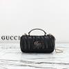 GG806017ZBK-057　グッチ GUCCI 2024年最新入荷 GGミラノ ミニ トップハンドルバッグ トートバッグ 2way チェーン ショルダーバッグ レディース レザー