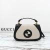 GG815714BBK-057　グッチ GUCCI 2024年最新入荷 ブロンディ スモール トップハンドルバッグ ショルダーバッグ レディース コットンリネン キャンバス