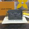 M12178-057　ルイヴィトン LOUISVUITTON 2024年最新入荷 カードケース ポルト カルト LV チャーム カードホルダー 名刺入れ グレインレザー