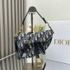 CD0929BLK-GH　クリスチャンディオール CHRISTIAN DIOR 2024年最新入荷 サドル スモール ロデオ ホーボーバッグ ショルダーバッグ トートバッグ オブリーク ジャカード