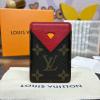 M12856-057　ルイヴィトン LOUISVUITTON 2024年最新入荷 ポルト カルト マグネット カードケース スマートフォンケース モノグラム マカサー キャンバス