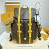 M13202-057　ルイヴィトン LOUISVUITTON 2024年最新入荷 クリストファー MM メンズ リュックサック 大容量 旅行かばん モノグラム エクリプス キャンバス