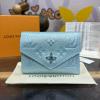 M12746-057　ルイヴィトン LOUISVUITTON 2024年最新入荷 ポルトフォイユ ヴィクトリーヌ 三つ折り財布 カード入れ モノグラム アンプラント レザー