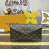 M12403-057　ルイヴィトン LOUISVUITTON 2024年最新入荷 キリガミ オーガナイザー フラップ長財布 ロングウォレット キャンバス モノグラム サフラン イエロー