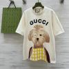 TDGG25017-XG グッチ GUCCI 2025年最新入荷 コットンジャージー Tシャツ 半袖 クルーネック レディース カジュアル おしゃれ