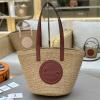 CLE11265BXZ-99 クロエ CHLOE 2025年最新入荷 ナチュラル ファイバー製 HORSE MEDAL ラージバスケットバッグ トートバッグ ハンドバッグ