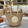 CLE11265BXB-99 クロエ CHLOE 2025年最新入荷 ナチュラル ファイバー製 HORSE MEDAL ラージバスケットバッグ トートバッグ ハンドバッグ