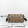 GG834455BXF-057 グッチ GUCCI 2025年新作 GGキャンバス スモール シリンダーバッグ ショルダーバッグ ジップ クロージャー レディース