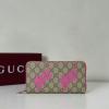 GG835324BXM-057 グッチ GUCCI 2025年新作 ジップウォレット ファスナー長財布 カード入れ 札入れ キャンパス