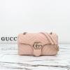 GG837267PQF-057 グッチ GUCCI 2025年新作 GGマーモント ミディアム ショルダーバッグ フラップバッグ レディース