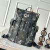 M14952-99 ルイヴィトン LOUISVUITTON 2025年最新入荷 クリストファー MM バックパック メンズ リュックサック 大容量 ダモフラージュ ブラック キャンバス