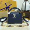 M25211M-057 ルイヴィトン LOUISVUITTON 2025年新作 カプシーヌ ハンドバッグ ショルダーバッグ レザー
