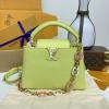 M25232X-057 ルイヴィトン LOUISVUITTON 2025年新作 カプシーヌ ハンドバッグ ショルダーバッグ レザー