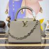 M12935-057 ルイヴィトン LOUISVUITTON 2025年新作 カプシーヌ MM ハンドバッグ ショルダーバッグ レザー