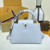 M24656-057 ルイヴィトン LOUISVUITTON 2025年新作 カプシーヌ ハンドバッグ ショルダーバッグ レザー