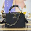 M12936T-057 ルイヴィトン LOUISVUITTON 2025年新作 カプシーヌ MM ハンドバッグ ショルダーバッグ レザー
