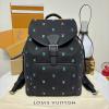M14135-057 ルイヴィトン LOUISVUITTON 2025年新作 モンスリ バックパック メンズ リュックサック 旅行かばん 大容量 LV ブラゾン デニム
