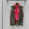CDGG25001-JS グッチ GUCCI 2025年新作 リボン付き ノースリーブ シャツ フラワープリント レディース