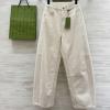 KNGG25001-XG グッチ GUCCI 2025年新作 デニム クロップド パンツ ストレート ジーンズ レディース