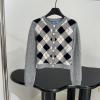 MKPD25001-XG プラダ PRADA 2025年新作 カーディガン ロングスリーブ ニットセーター クルーネック ウール レディース