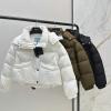 WTPD25006-XG プラダ PRADA 2025年新作 ロングスリーブ フーディーダウン パファー ジップジャケット アウターコート レディース