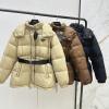 WTPD25007-XG プラダ PRADA 2025年新作 ロングスリーブ フーディーダウン パファー ジップジャケット アウターコート レディース