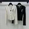 MKYSL25001-JS イヴサンローラン Saint laurent YSL 2025年新作 カーディガン ロングスリーブ ニットセーター Vネック レディース