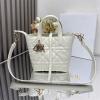 CD2835QBS-GH クリスチャンディオール CHRISTIAN DIOR 2025年新作  トゥジュール ミニ トートバッグ ハンドバッグ ショルダーバッグ レディース レザー