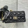 CD5875BK-GH クリスチャンディオール CHRISTIAN DIOR 2025年新作  チェーンポーチ ショルダーバッグ ラムスキン レディース