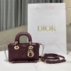 CD9230JH-GH クリスチャンディオール CHRISTIAN DIOR 2025年新作 レディ D-ジョイ ナノ トートバッグ チェーンポーチ ショルダーバッグ レディース