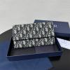 CD8018BBK-99 クリスチャンディオール CHRISTIAN DIOR 2025年新作 フラップ長財布 ロングウォレット メンズ 小銭入れ オブリーク ジャカード
