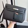 HKLD25QYBK-063 エルメス HERMES 2025年新作 ケリー デペチェス ポーチ ストラップ付き 手持ちかばん クラッチバッグ ショルダーバッグ swift革