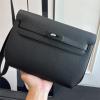HKLD25TGKBK-063 エルメス HERMES 2025年新作 ケリー デペチェス ポーチ ストラップ付き 手持ちかばん クラッチバッグ ショルダーバッグ togo皮