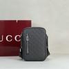 GG850238PBK-GH グッチ GUCCI 2026年新作 GGエンブレム ショルダーバッグ メンズ レザー 高質感
