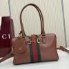 GG866732PZS-GH グッチ GUCCI 2026年新作 ボルセット ミディアム ボストンバッグ トートバッグ レザー 高質感