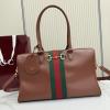 GG866734PRD-GH グッチ GUCCI 2026年新作 ボルセット ラージ ボストンバッグ トートバッグ レザー 高質感