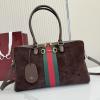 GG866734RRD-GH グッチ GUCCI 2026年新作 ボルセット ラージ ボストンバッグ トートバッグ レザー 高質感